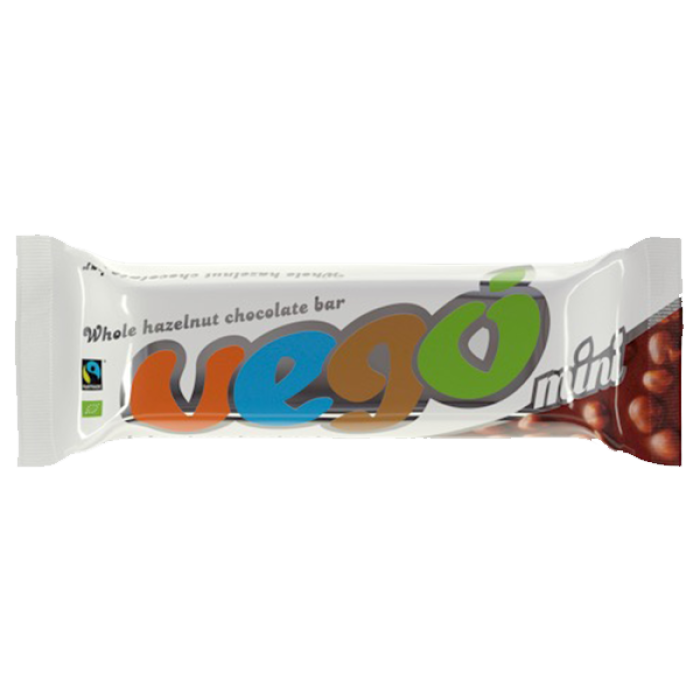 Vego Organic Whole Hazelnut Chocolate Bar - 65g