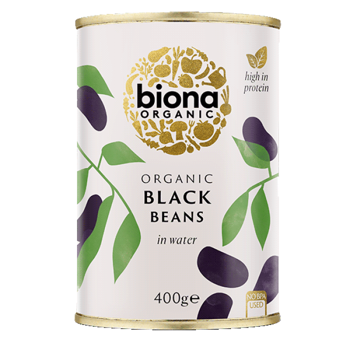 Biona Organic Black Beans – 400g