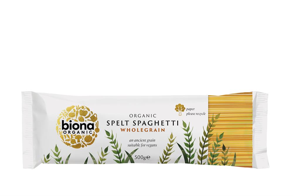 Biona Organic Wholegrain Spelt Spaghetti Pasta - 500g