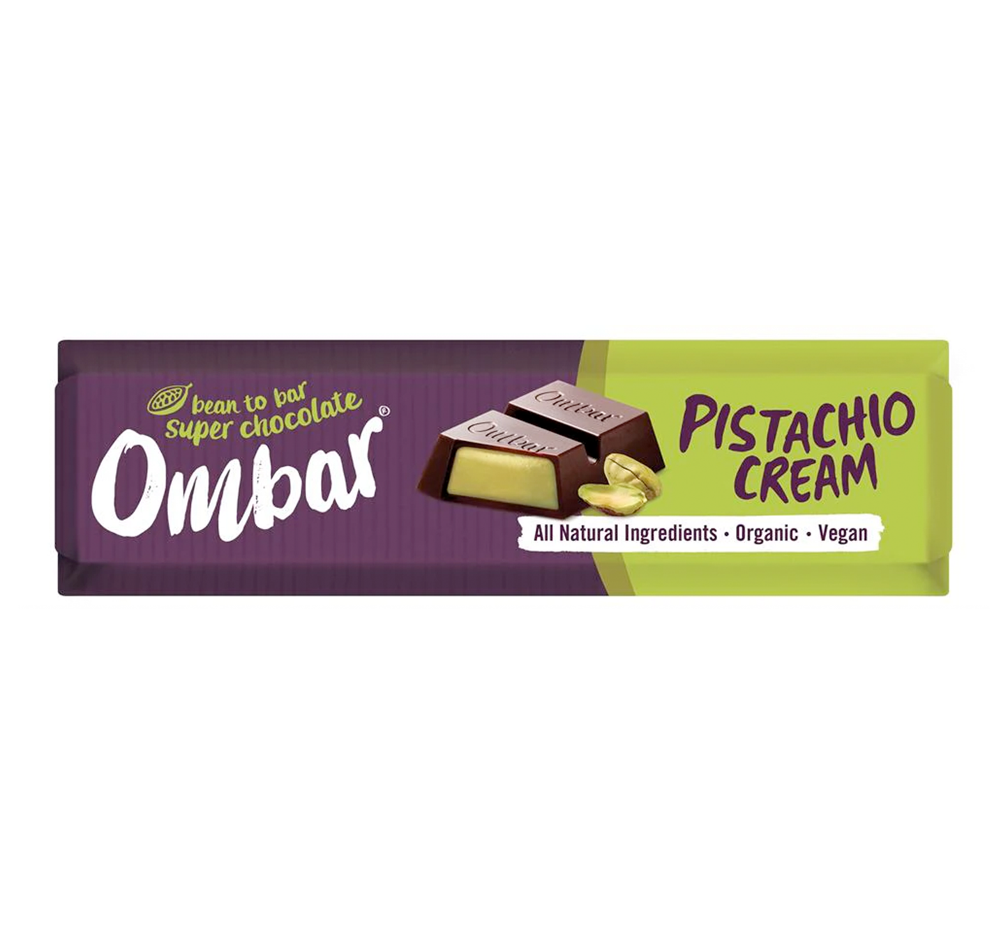 Ombar Pistachio Cream Chocolate Bar - 42g