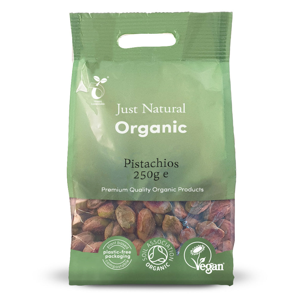 Just Natural Organic Raw Pistachios - 250g