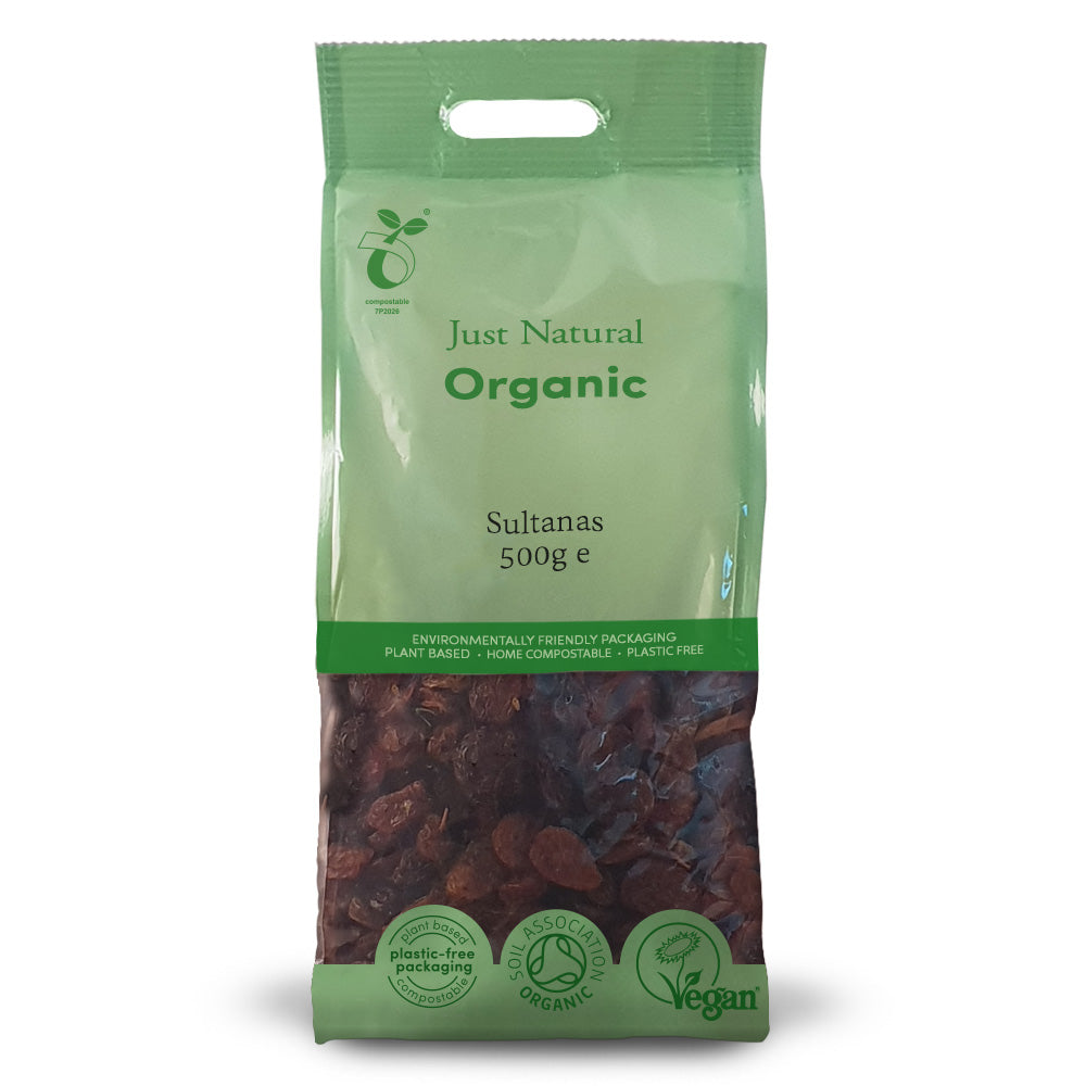 Just Natural Organic Sultanas - 500g
