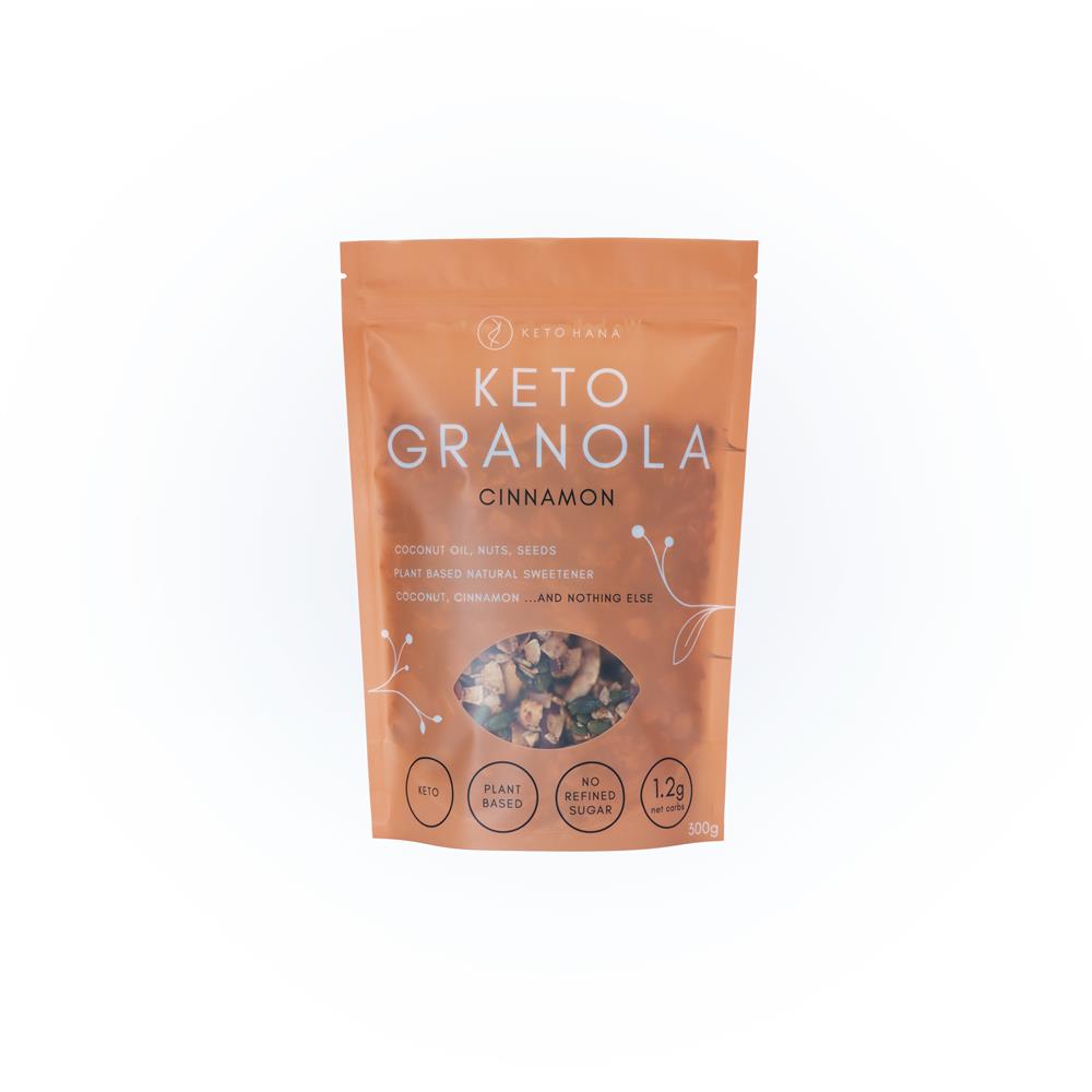 Keto Hana Cinnamon Keto Granola - 300g