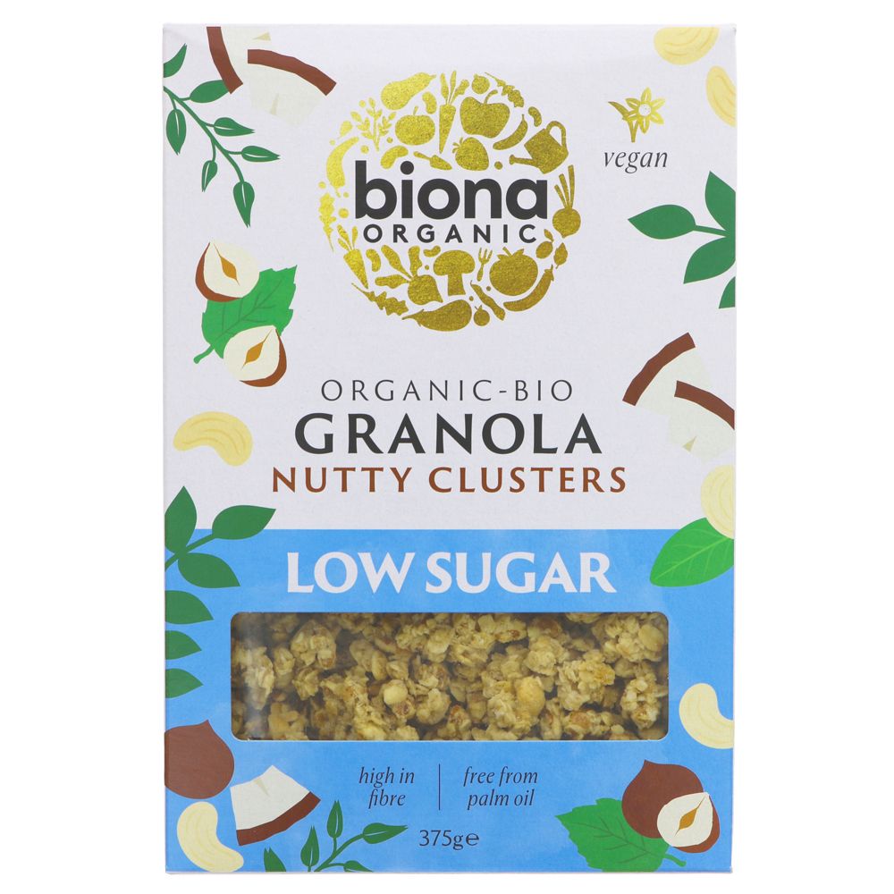 Biona Organic Low Sugar Nutty Clusters Granola