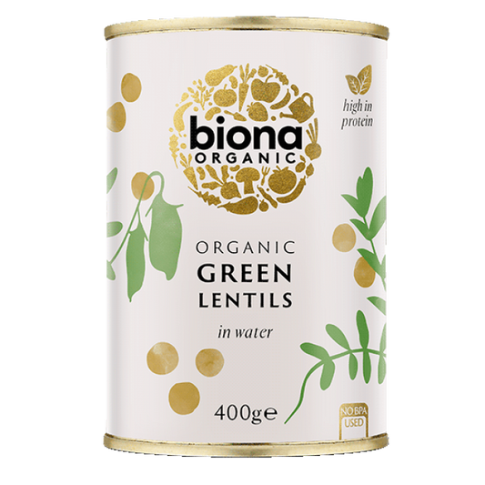 Biona Organic Green Lentils - 400g