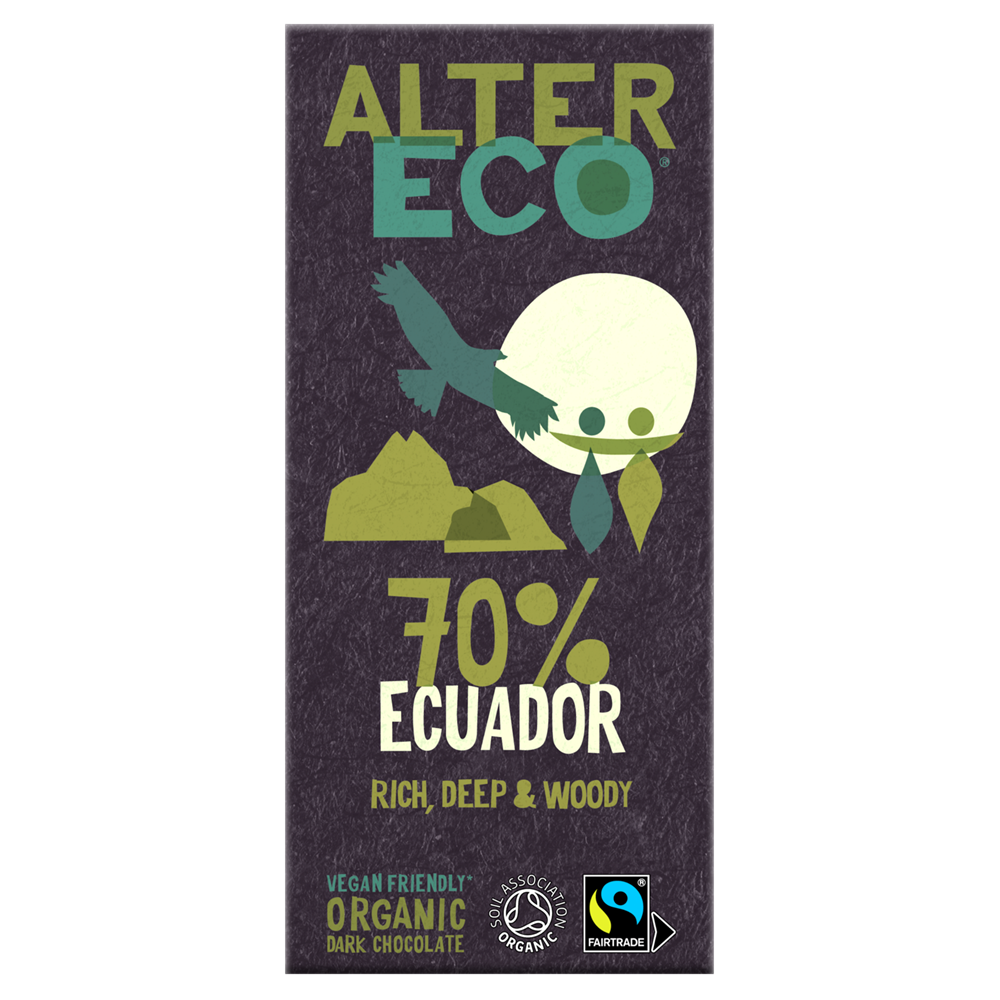 AlterEco Dark Chocoalate 70% Ecuador - 100g