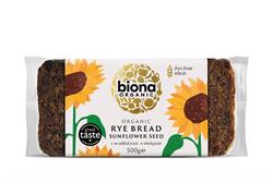 Biona Organic Rye Bread Sunflower Seed - 500g