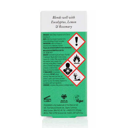 Tisserand Aromatherapy Tea Tree Organic Essential Oil - 9ml