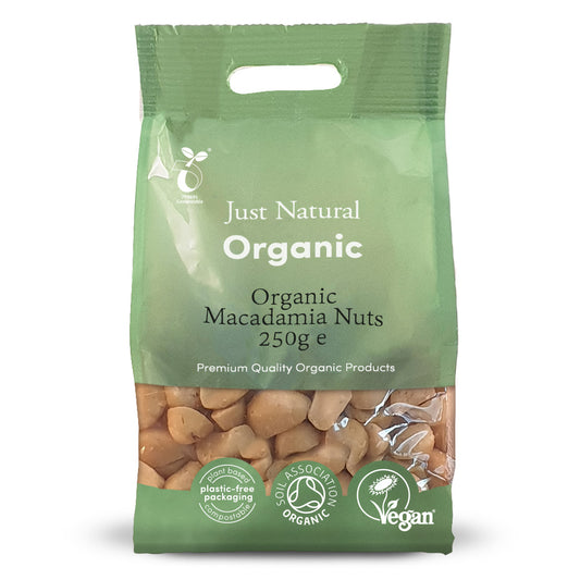 Just Natural Organic Macadamia Nuts - 250g