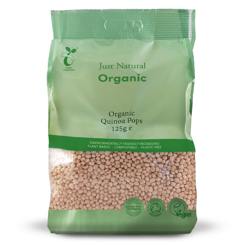 Just Natural Organic Quinoa Pops - 125g