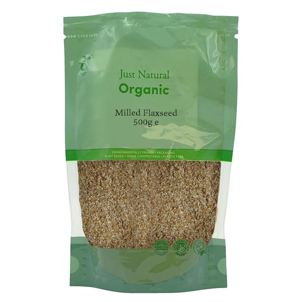 Just Natural Organic Milled Flaxseed (Linseed) - 500g