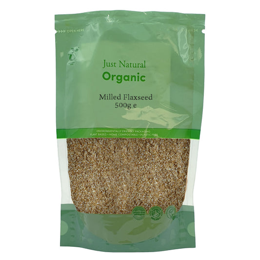 Just Natural Organic Milled Flaxseed (Linseed) - 500g