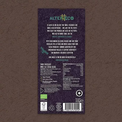 AlterEco Dark Chocoalate 70% Ecuador - 100g