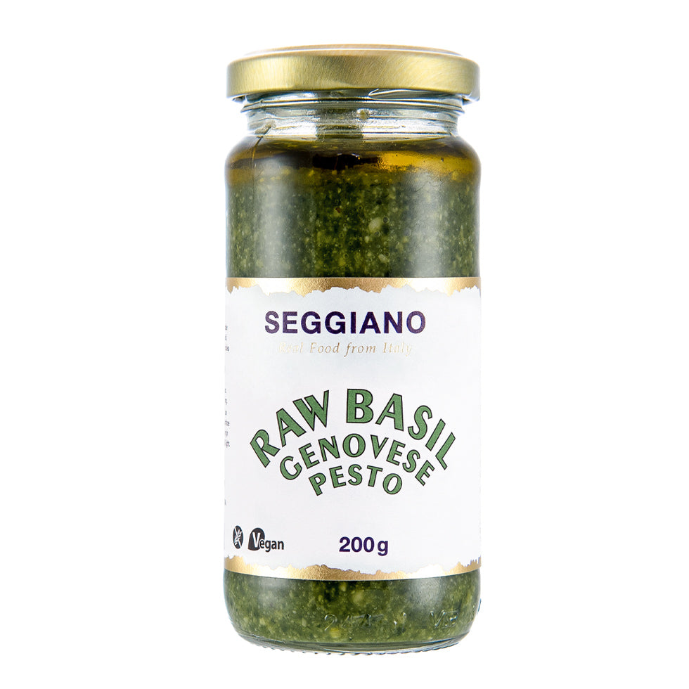 Raw Basil Pesto in Extra Virgen Olive Oil – Seggiano – 200 g