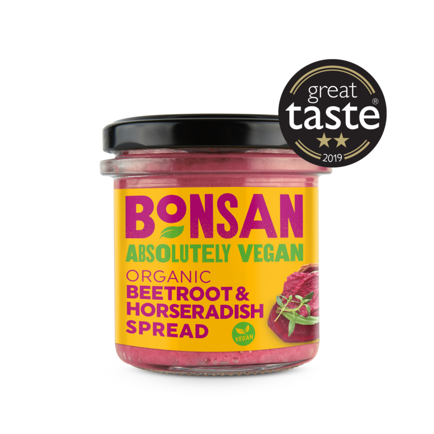 Beetroot and Horseradish Spread Organic – Bonsan – 130g