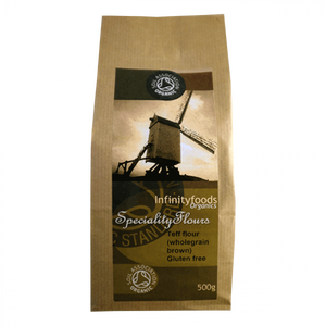Organic Teff Flour - wholegrain brown – Infinity – 500g