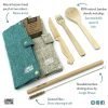 Load image into Gallery viewer, Jungle Culture Bamboo Cutlery Set in Marine

