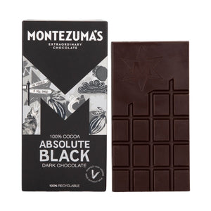 Absolute Black – 100% Cocoa Dark Chocolate – 90g