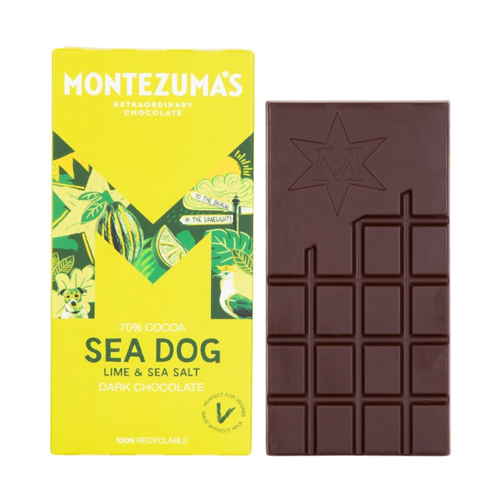 Sea Dog - Dark Chocolate With Lime & Sea Salt – 90g