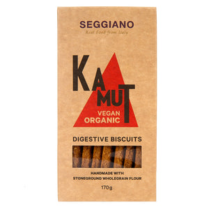 Organic Kamut Digestive Biscuits – Seggiano – 170g