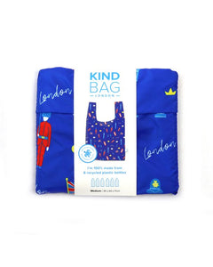 London | Reusable Bags 100% Recycled from Plastic Bottles | Medium | KIND BAG