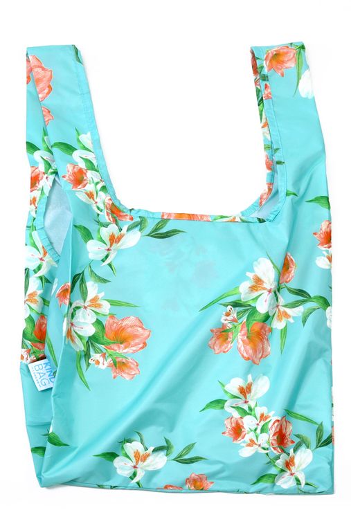 Floral | Reusable Bags 100% Recycled from Plastic Bottles | Medium | KIND BAG