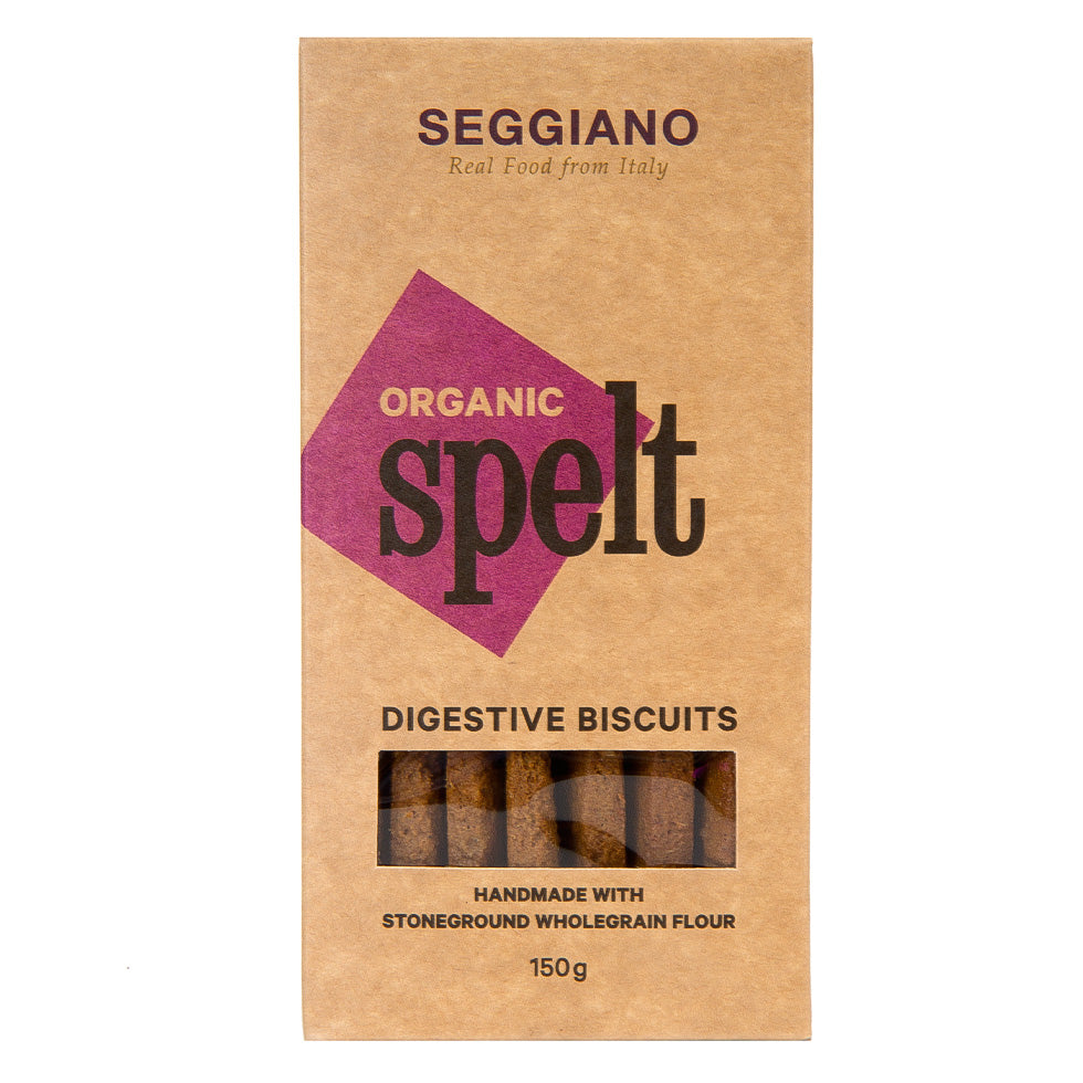 Organic Spelt Digestive Biscuits – Seggiano – 150g